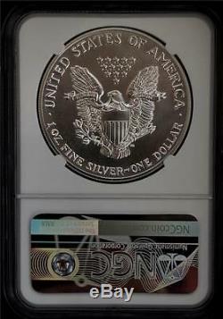 1989 $1 Silver American Eagle NGC MS70 Signed by John Mercanti NGC Value $2300
