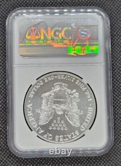 1989 1oz American Silver Eagle NGC MS70 Rare High Grade Top Pop