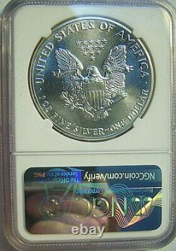 1989 American Silver Eagle $1 Ms69 Star Low Pop