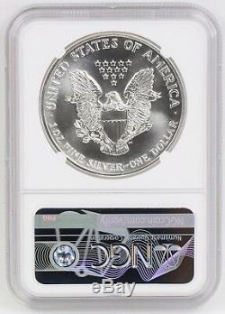 1989 American Silver Eagle Dollar $1 NGC MS70 Bright White ASE
