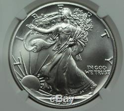 1989 American Silver Eagle NGC MS70 ASE $1 Key Date. 999 1oz Bullion US Coin