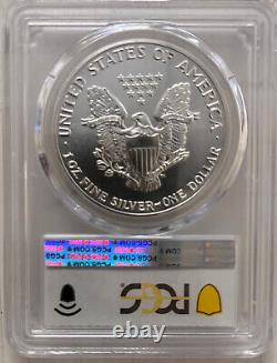 1989 American Silver Eagle PCGS MS70 Spot Free Coin RARE TOP POP