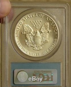 1989 American Silver Eagle World Trade Center Recovery PCGS MS-69