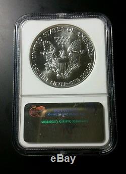 1989 Silver American Eagle NGC MS 70 Rare Coin No Spots