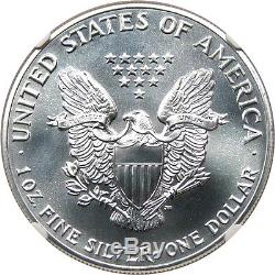 1989 Silver Eagle $1 NGC MS70 American Eagle Silver Dollar ASE