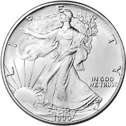 1990 American Silver Eagle NGC MS70