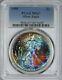 1990 American Silver Eagle PCGS MS67 TONING