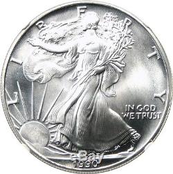 1990 Silver Eagle $1 NGC MS70 American Eagle Silver Dollar ASE