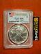 1991 $1 American Silver Eagle Pcgs Ms69 Flag First Strike Label