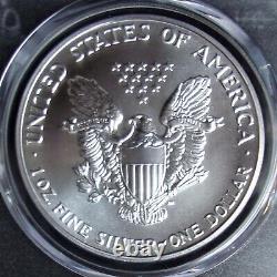 1991 1oz Silver American Eagle Dollar PCGS MS 70