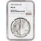 1991 American Silver Eagle NGC MS70