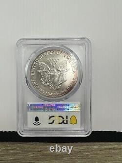 1991 American Silver Eagle PCGS MS68 Striking Toning