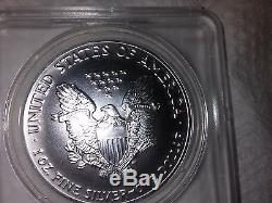 1991 Silver American Eagle MS-70 This Coin Should Be inThe Smithonian Institute