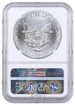 1992 1 Troy Oz American Silver Eagle NGC MS70 (Mint State 70) SKU21710