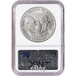 1992 American Silver Eagle NGC MS70 NGC Non Edge-View Holder