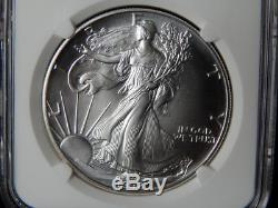 1992 NGC MS70 PERFECT! ASE American Silver Eagle Dollar Coin (BK46)
