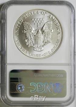1993 $1 1 oz American Silver Eagle NGC MS 70 FIRST STRIKES VERY RARE POP 1 COIN