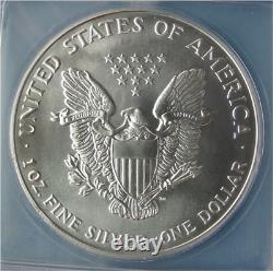 1993 American Silver Eagle ICG Graded MS70 ($1 ASE)