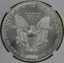 1994 $1 American Silver Eagle NGC MS69 1ozt. 999 Silver Coin