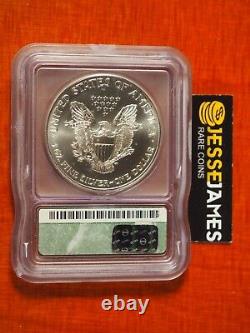1995 $1 American Silver Eagle Icg Ms70 Green Label