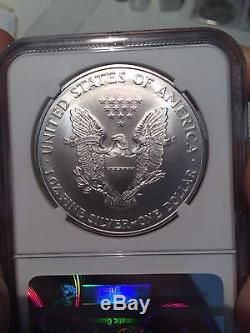 1995 $1 American Silver Eagle NGC MS70 Freshly Graded & Spot Free