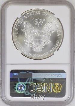 1995 1 oz NGC MS70 American Silver Eagle Mercanti Hand-Signed 151004