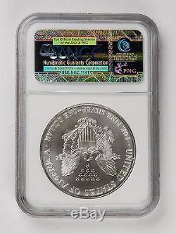 1995 American Silver Eagle NGC MS 70