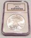 1995 American Silver Eagle NGC MS 70 Off The Charts Quality And Eye Appeal