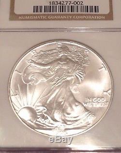 1995 American Silver Eagle NGC MS 70 Off The Charts Quality And Eye Appeal