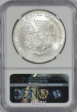 1995 American Silver Eagle NGC MS70