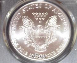1995 PCGS MS70 Silver AMERICAN EAGLE ASE perfect coin