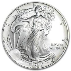 1995 Roll 20 Coins 1 Troy Oz American Silver Eagle Ms Bu. 999 Silver Dollar $1