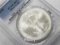 1995 Silver American Eagle MS70 PCGS US Mint $1 Coin