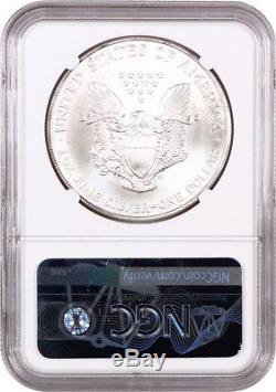 1995 Silver Eagle $1 NGC MS70 American Eagle Silver Dollar ASE