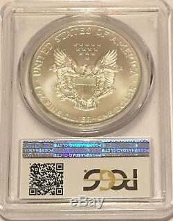 1996 $1 Pcgs Ms70 Silver American Eagle 1 Oz. 999 Fine Bullion Pop 4 Coins