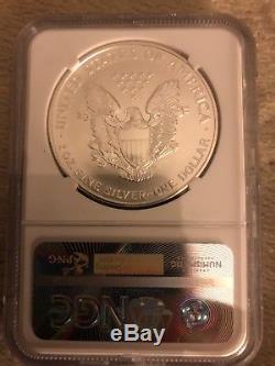 1996 1 oz U. S. Uncirculated Silver American Eagle NGC $160 MS 69 MS69 Key Date