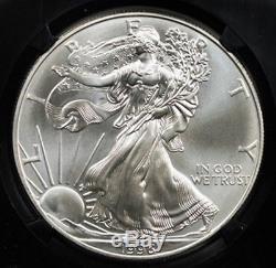 1996 AMERICAN SILVER EAGLE MS70 NGC