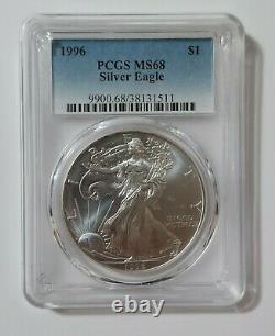 1996 American Silver Eagle PCGS MS68 KEY DATE