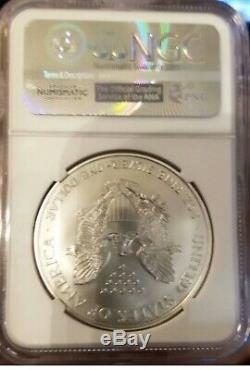 1996 MS70 American Silver Eagle NGC