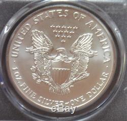1996 PCGS MS69 Silver AMERICAN EAGLE ASE beautiful coin