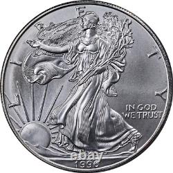 1996 Silver American Eagle $1 ANACS MS70 Rare Date -STOCK