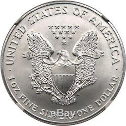 1996 Silver Eagle $1 NGC MS70 Tough Date American Eagle Silver Dollar ASE