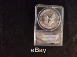 1996 american silver eagle anacs ms70