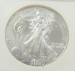 1997 $1 American Silver Eagle 1 Oz. 999 Silver NGC MS70 Cert# 1857270-073