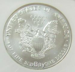 1997 $1 American Silver Eagle 1 Oz. 999 Silver NGC MS70 Cert# 1857270-073