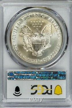 1997 1 oz. American Silver Eagle PCGS MS68 Gorgeous Color Toning