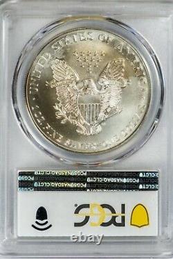 1997 1 oz. American Silver Eagle PCGS MS68 Gorgeous Color Toning