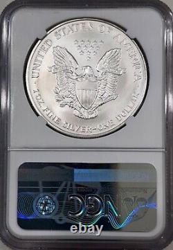 1997 AMERICAN SILVER EAGLE NGC MS70 Signed by Mercanti RARE