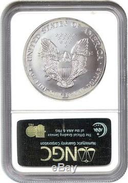 1997 Silver Eagle $1 NGC MS70 American Eagle Silver Dollar ASE