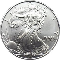 1997 Silver Eagle $1 NGC MS70 American Eagle Silver Dollar ASE